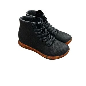 NOBULL Heathered Black High Top Training Sneakers Womens Size 5